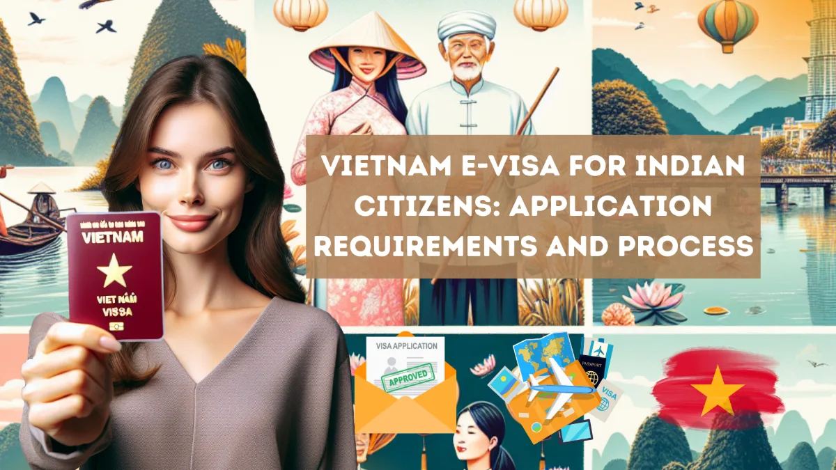 Hộ chiếu Ấn Độ và màn hình điện thoại hiển thị tờ khai visa điện tử Việt Nam